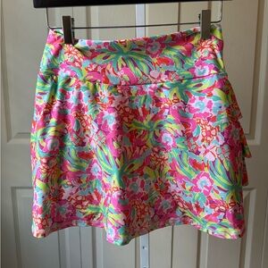 Cute tropical print tennis skirt by local designer